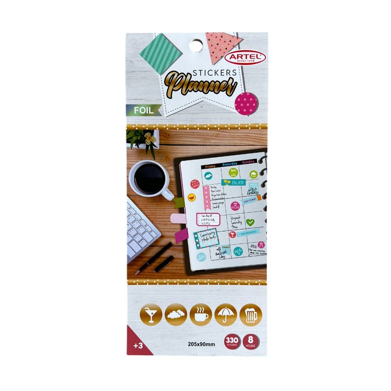 ARTEL - Block de stickers Planners