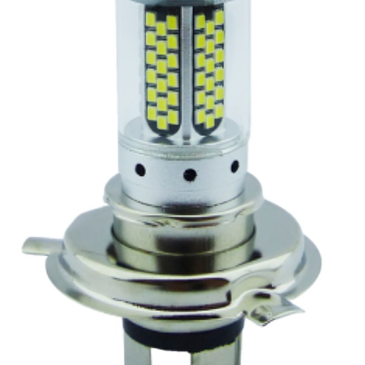 OEM - AMPOLLETA PARA MOTO H-4 NEW LUZ BLANCA 106 LED 20W 12 VOLT.