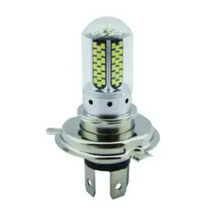 OEM - AMPOLLETA PARA MOTO H-4 NEW LUZ BLANCA 106 LED 20W 12 VOLT.