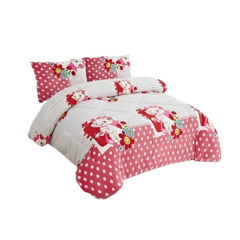GENERICO - Cobertor Plush Algodón De Invierno Plaza y Media Con Chiporro Diseños