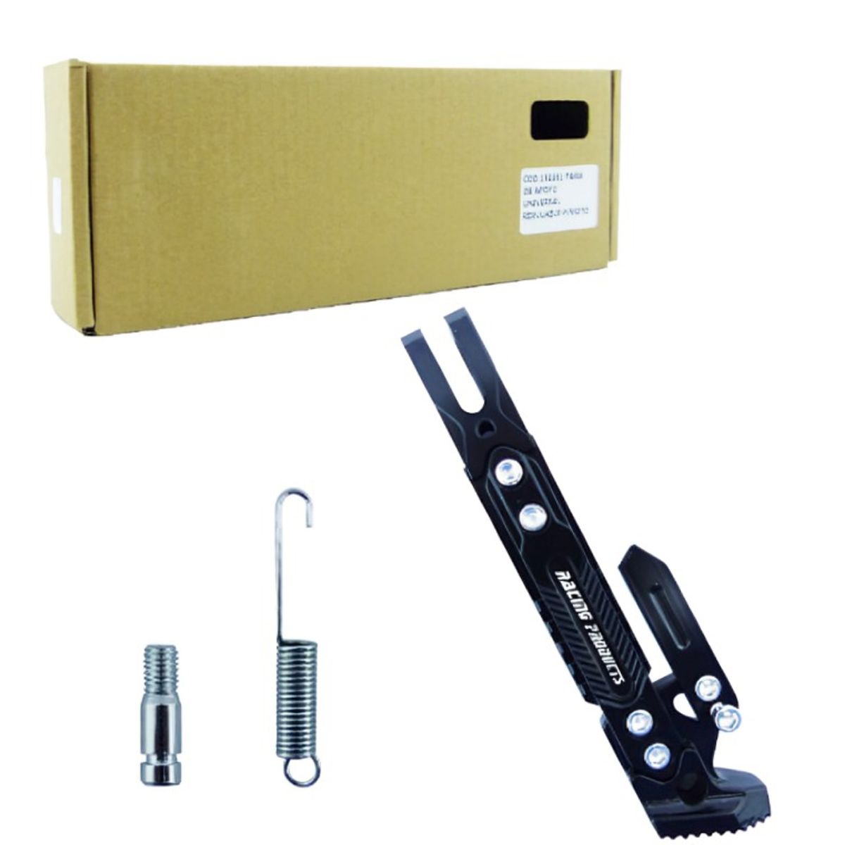 OEM - PATA DE APOYO PARA MOTO UNIVERSAL REGULABLE RACING