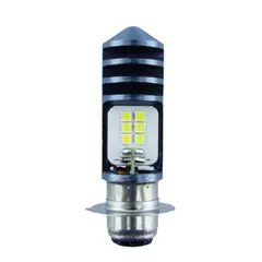 OEM - AMPOLLETA PARA MOTO 12 LED HJG MOD.P15D LUZ BLANCA 12/24V