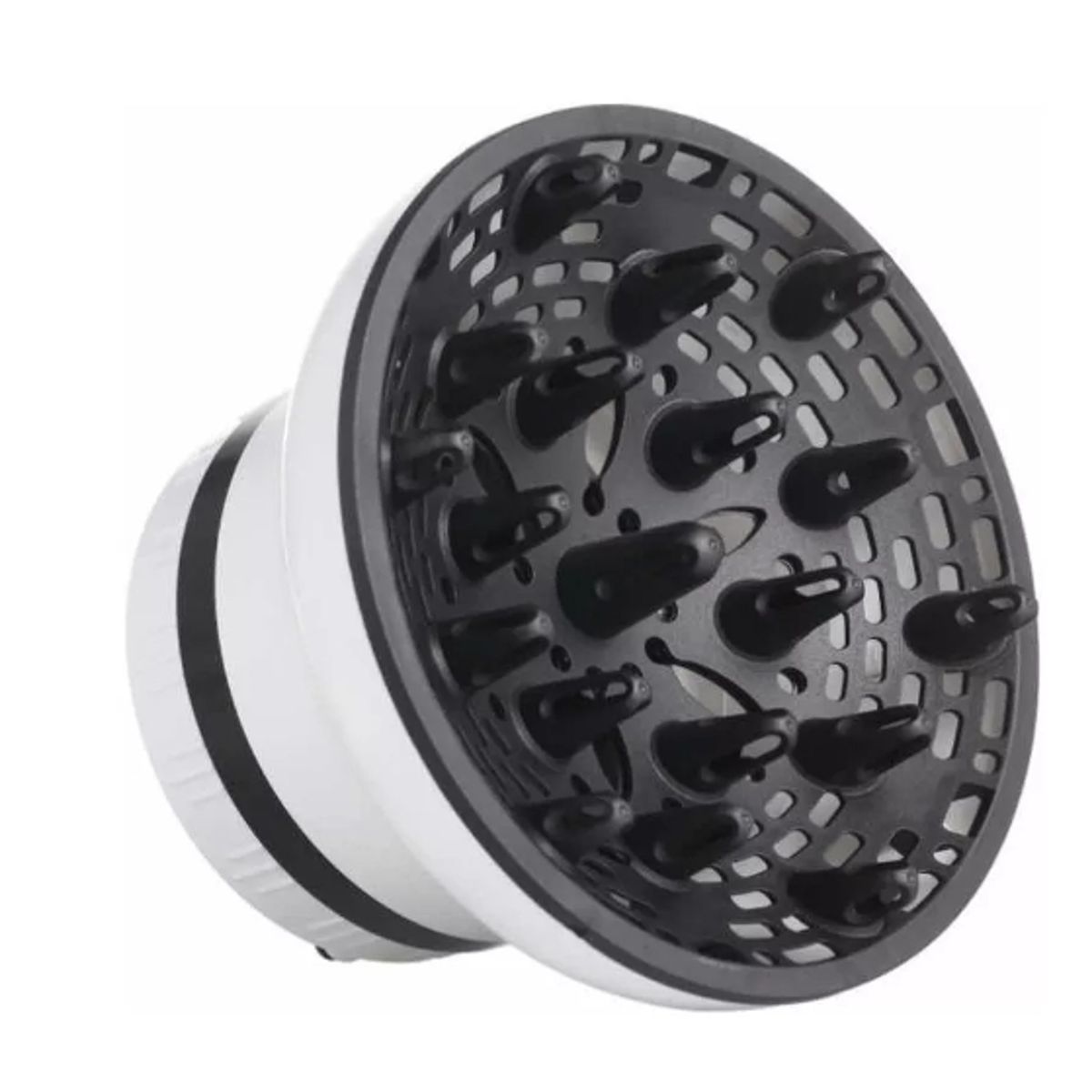 GENERICO - Difusor Silicona Universal Para Secador De Pelo BLANCO