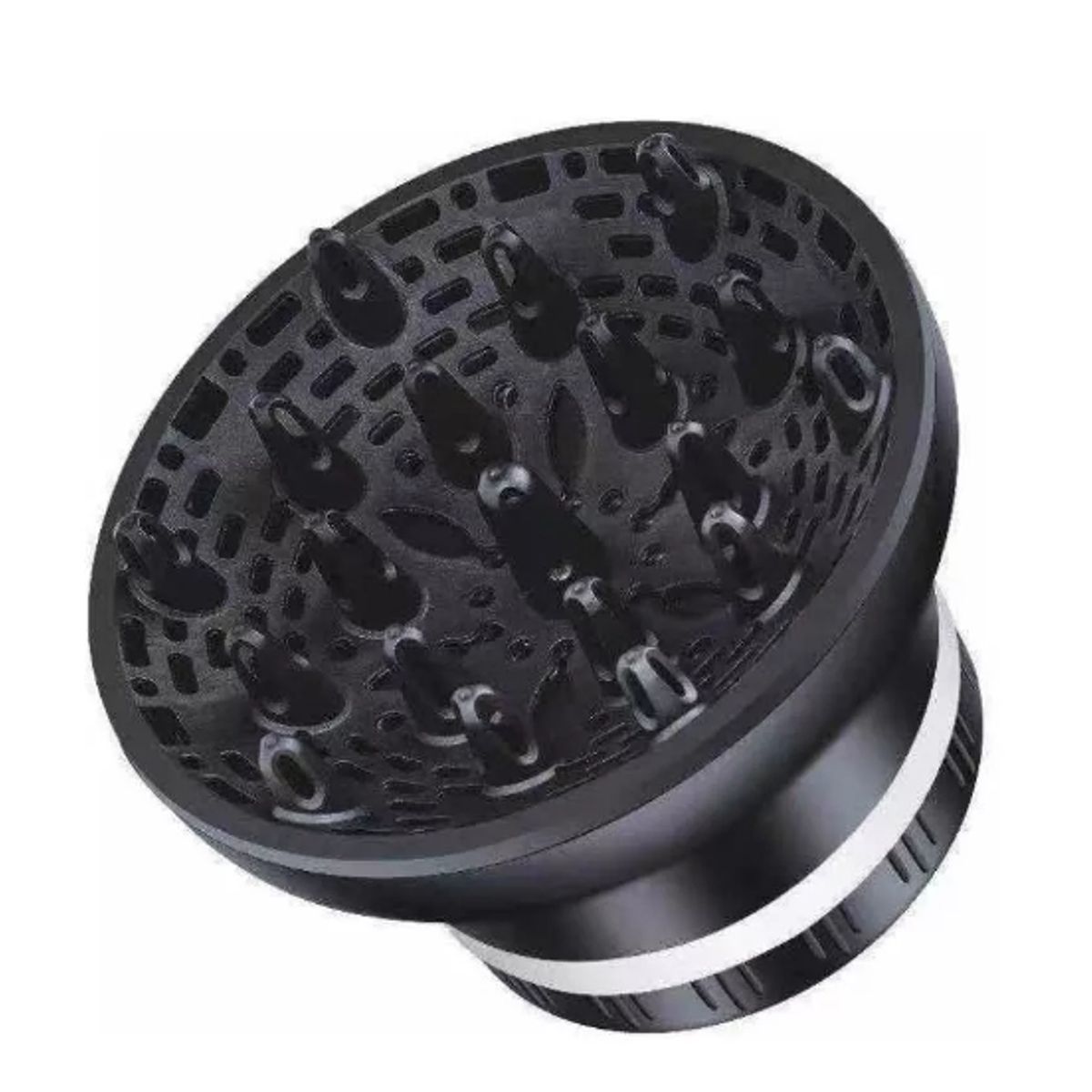 GENERICO - Difusor Silicona Universal Para Secador De Pelo NEGRO