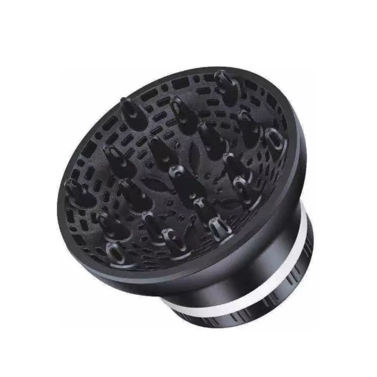 GENERICO - Difusor Silicona Universal Para Secador De Pelo NEGRO