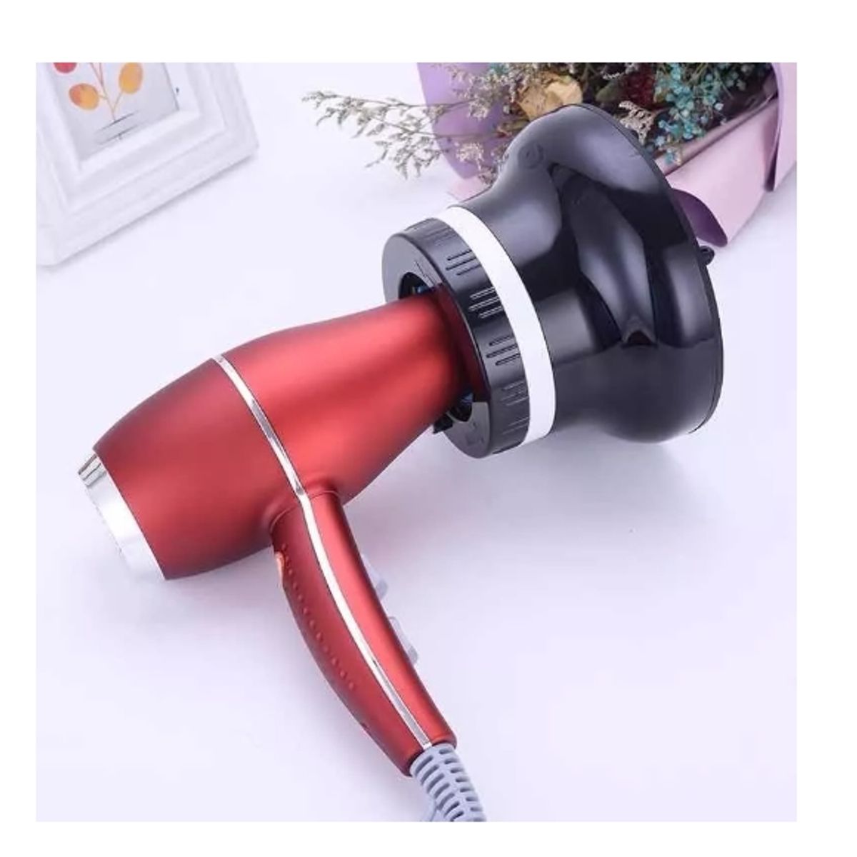 GENERICO - Difusor Silicona Universal Para Secador De Pelo NEGRO