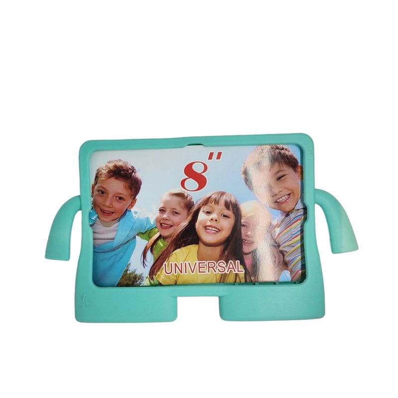 GENERICO - Funda Universal De Silicona Para Tablet 8 verde