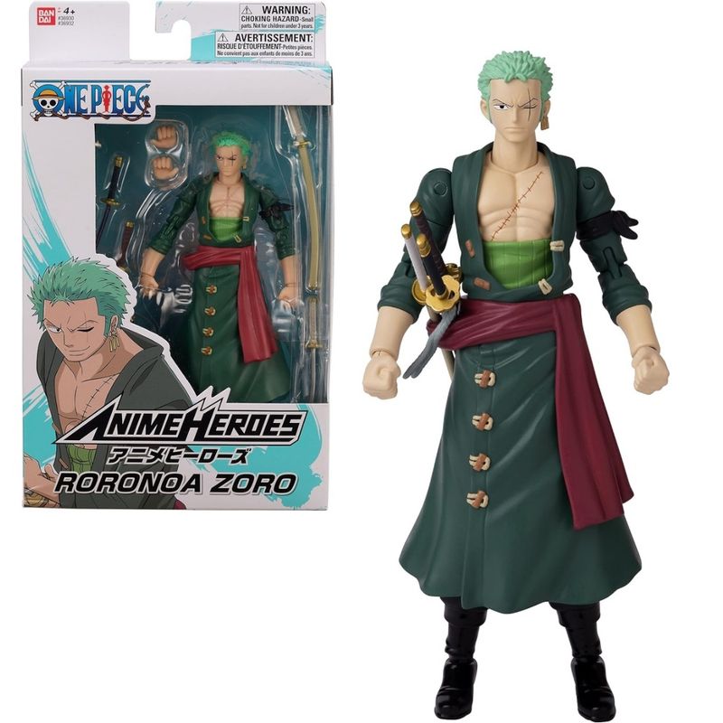 ONE PIECE - One Piece Anime Heroes Figura 17 Cm. - Roronoa Zoro