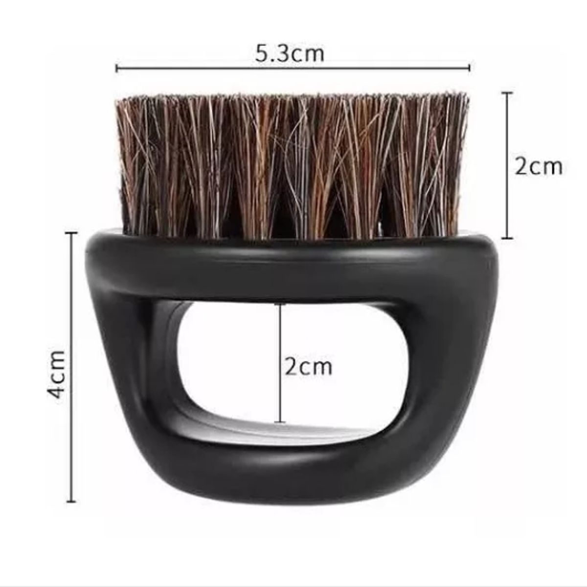 GENERICO - Cepillo Barba Barbería Barbero NEGRO XIANZHU