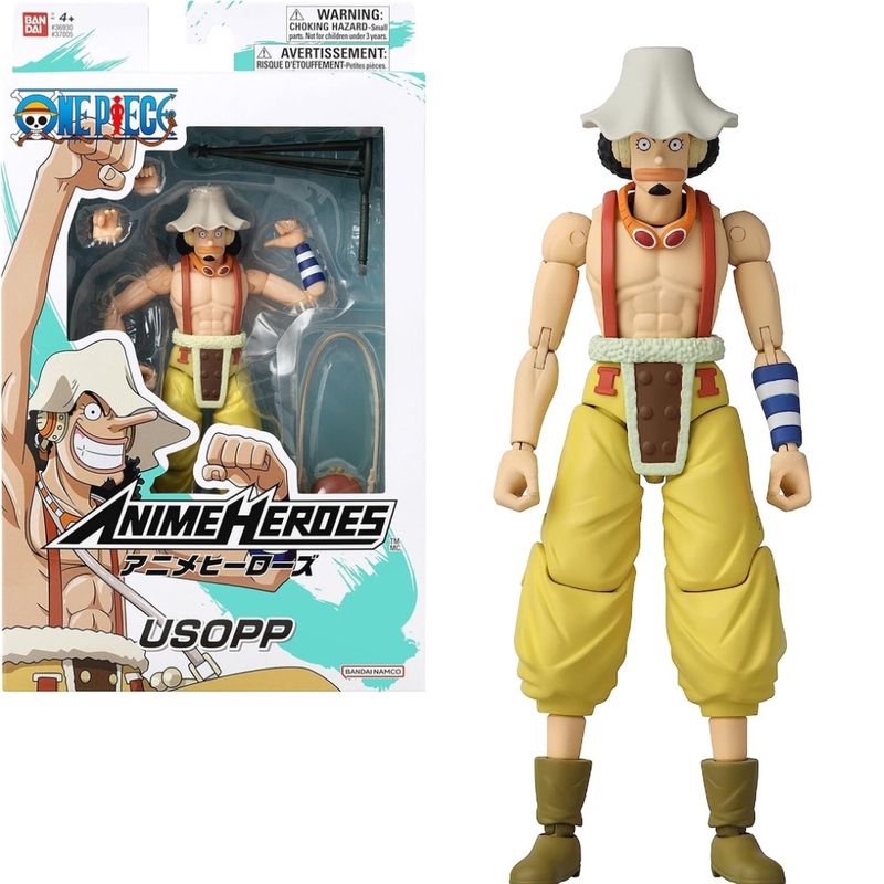 ONE PIECE - One Piece Anime Heroes Figura 17 Cm. Articulada - Usopp…