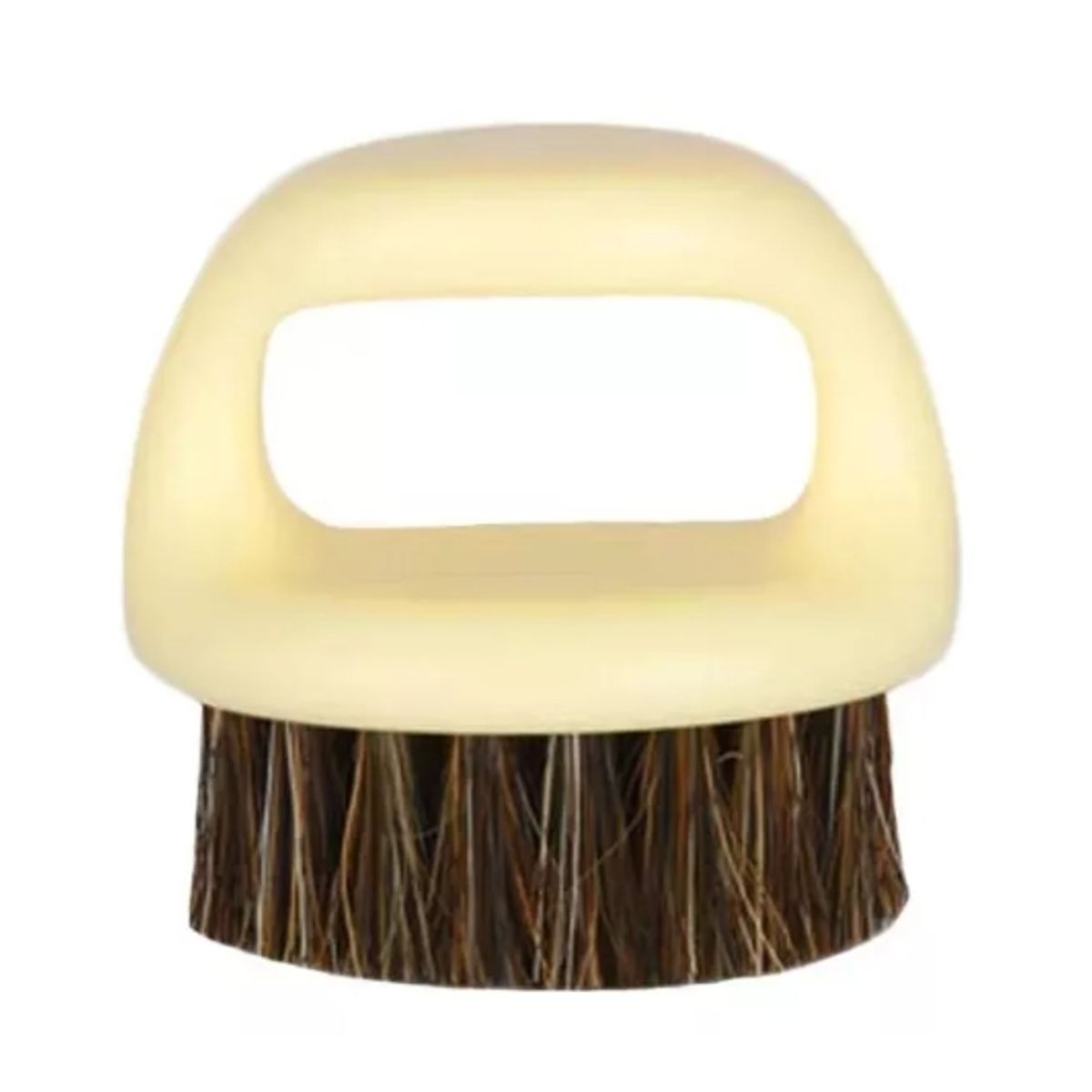 GENERICO - Cepillo Barba Barbería Barbero BEIGE