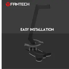 FANTECH - Soporte Audifono Gamer Ac3001s Red Rgb
