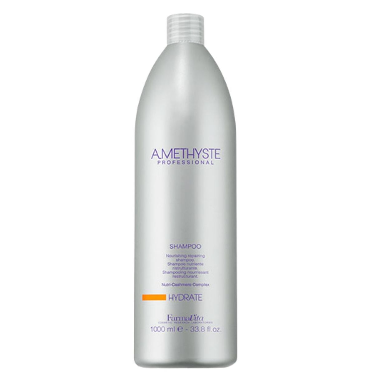 FARMAVITA - Shampoo Farmavita Amethyste Hydrate 1000ml Nutre Cabello Debil Seco