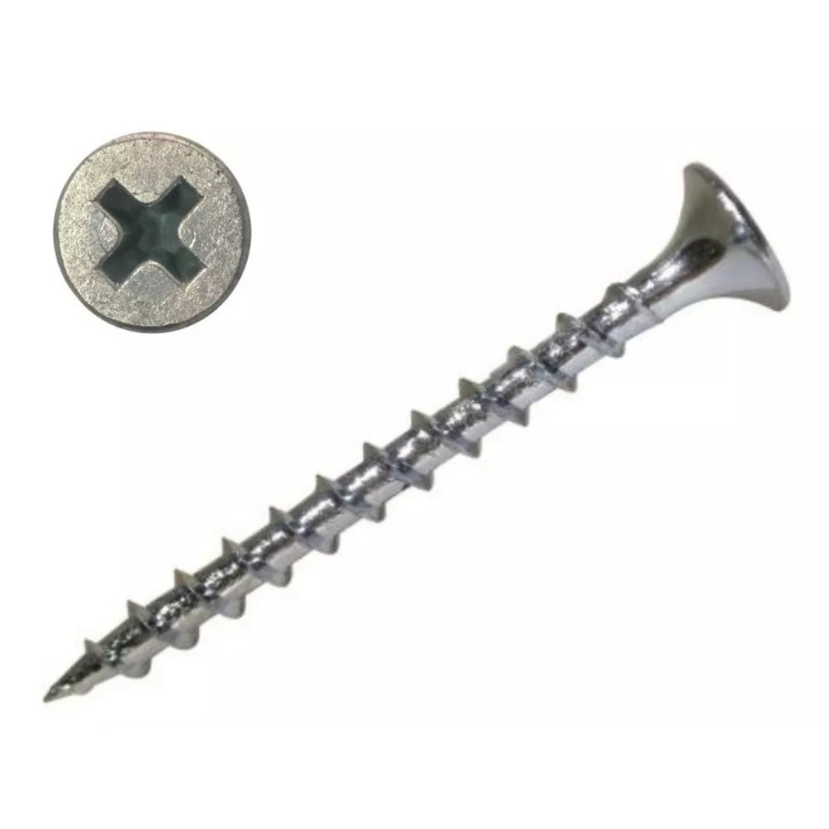 GENERICO - Tornillo CRS Volcanita  6X1 5/8 zincado 1000 unidades