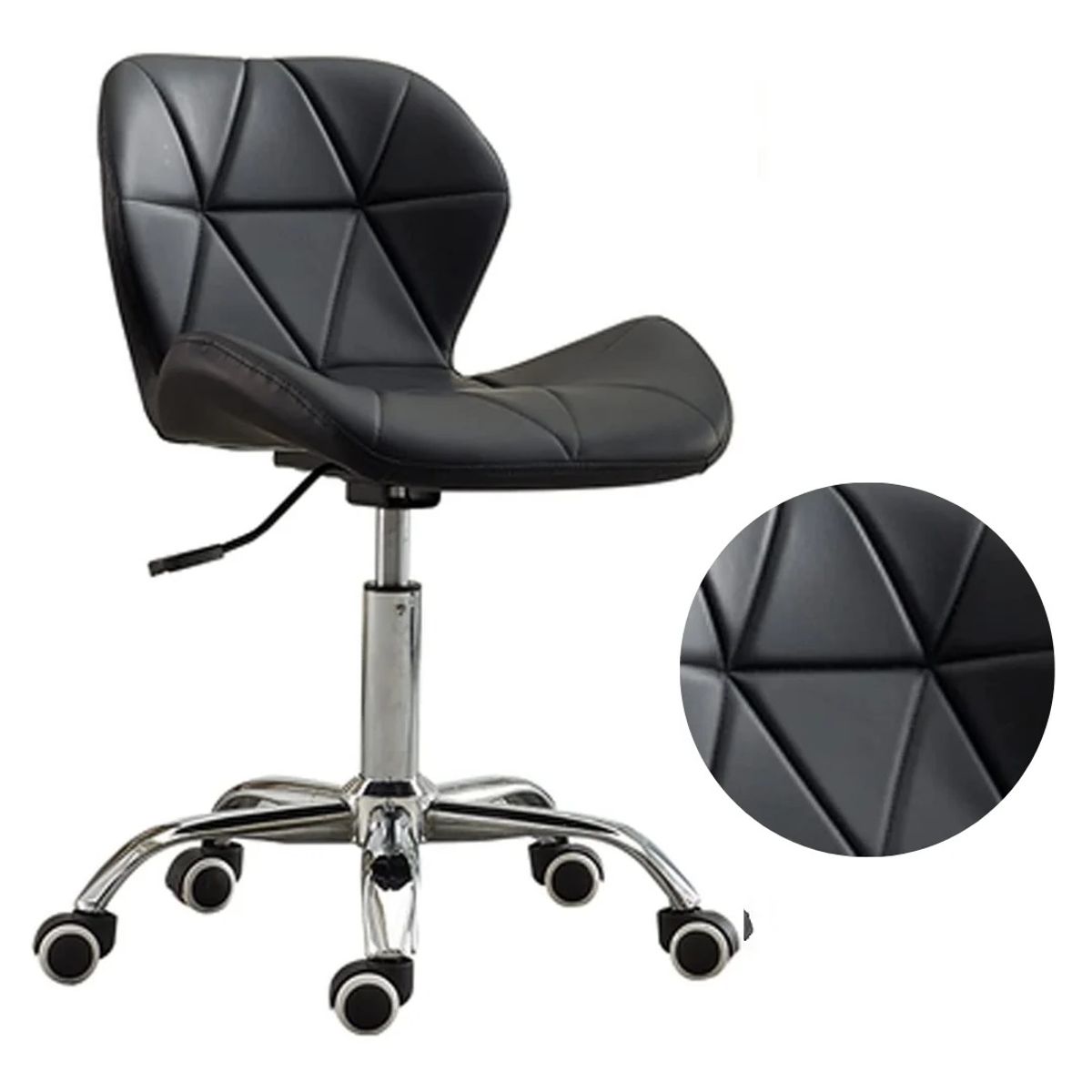 PANDALINO - Silla de escritorio Rubik Negra Pandalino