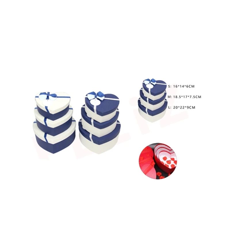GENERICO - Caja De Regalo Corazon Azul