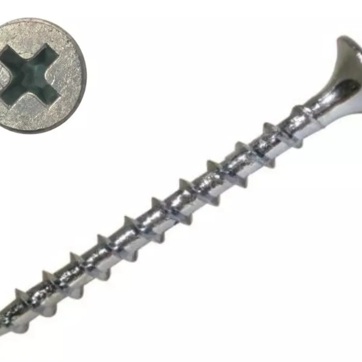 GENERICO - Tornillo CRS Volcanita  6X1 5/8 zincado - Caja 12000 unidades