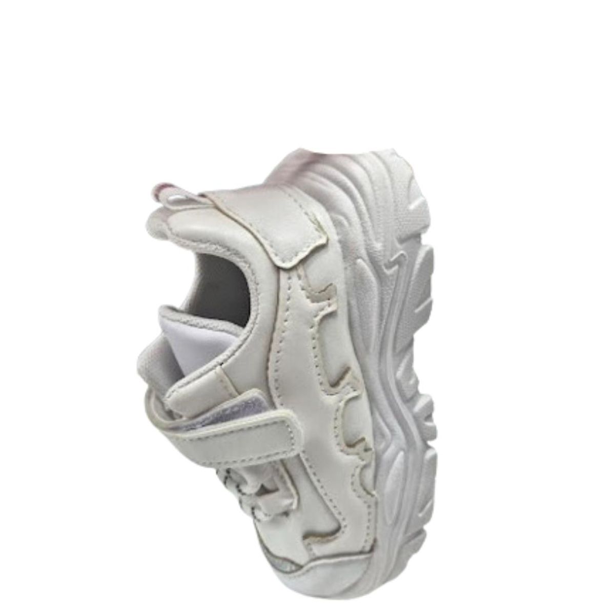 VINNYS OUTLET - Zapatilla Urbana Niña Blanco Velcro