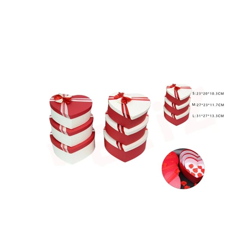 GENERICO - Caja De Regalo Corazon Roja Dia De La Madre