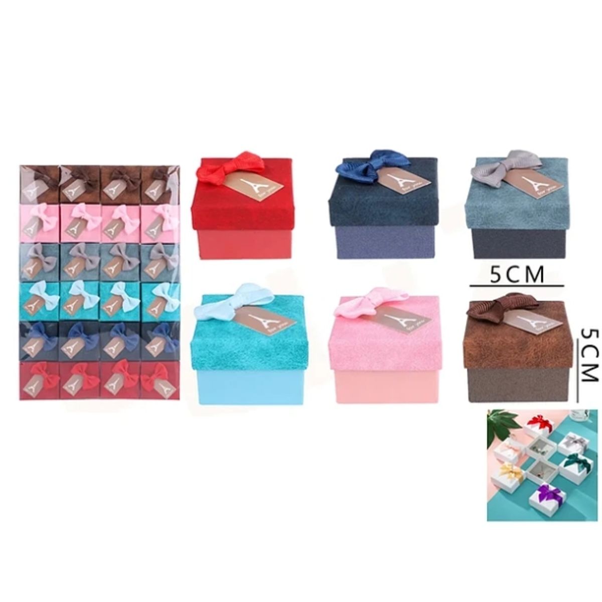 GENERICO - Cajas Para Regalos 55Cm Detalle Cinta