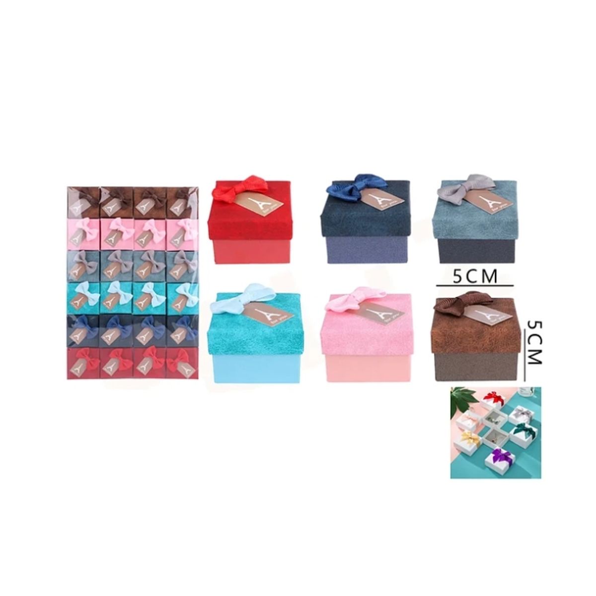 GENERICO - Cajas Para Regalos 55Cm Detalle Cinta