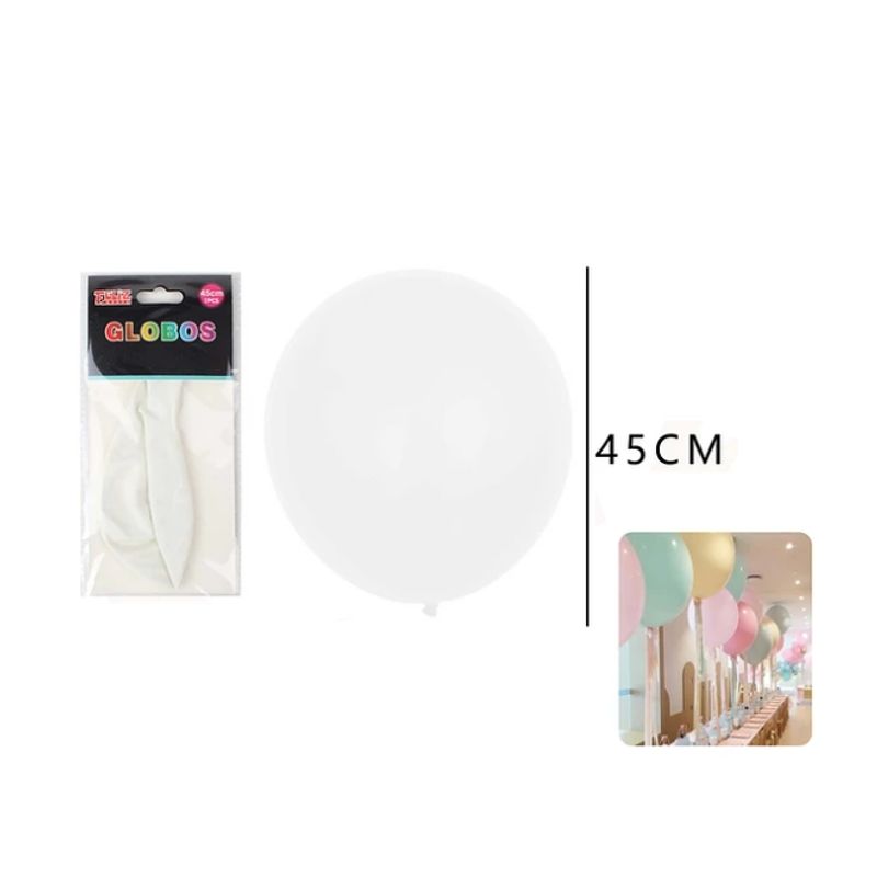GENERICO - Globo Blanco 45 Cm Globo