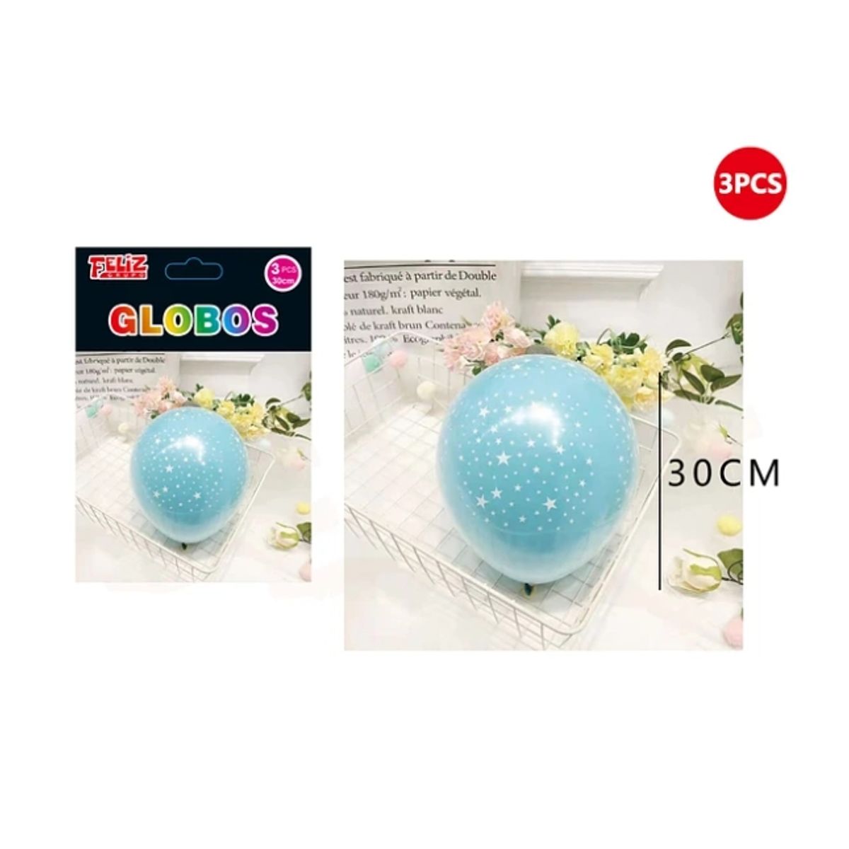 GENERICO - Globo Celeste Con Estrellas 30Cm