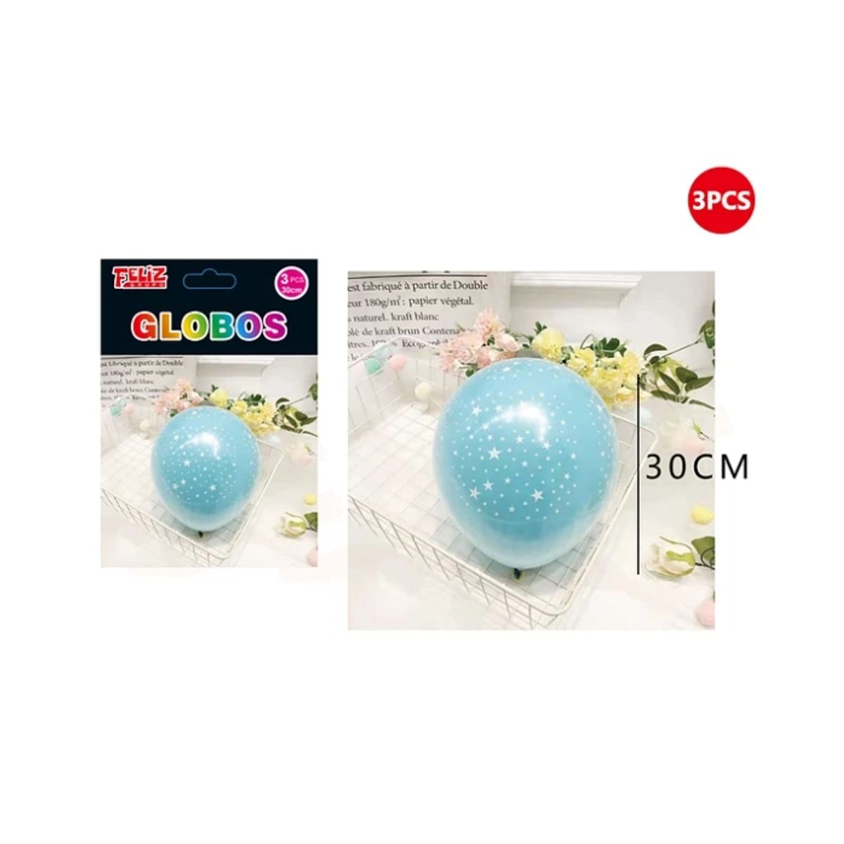 GENERICO - Globo Celeste Con Estrellas 30Cm