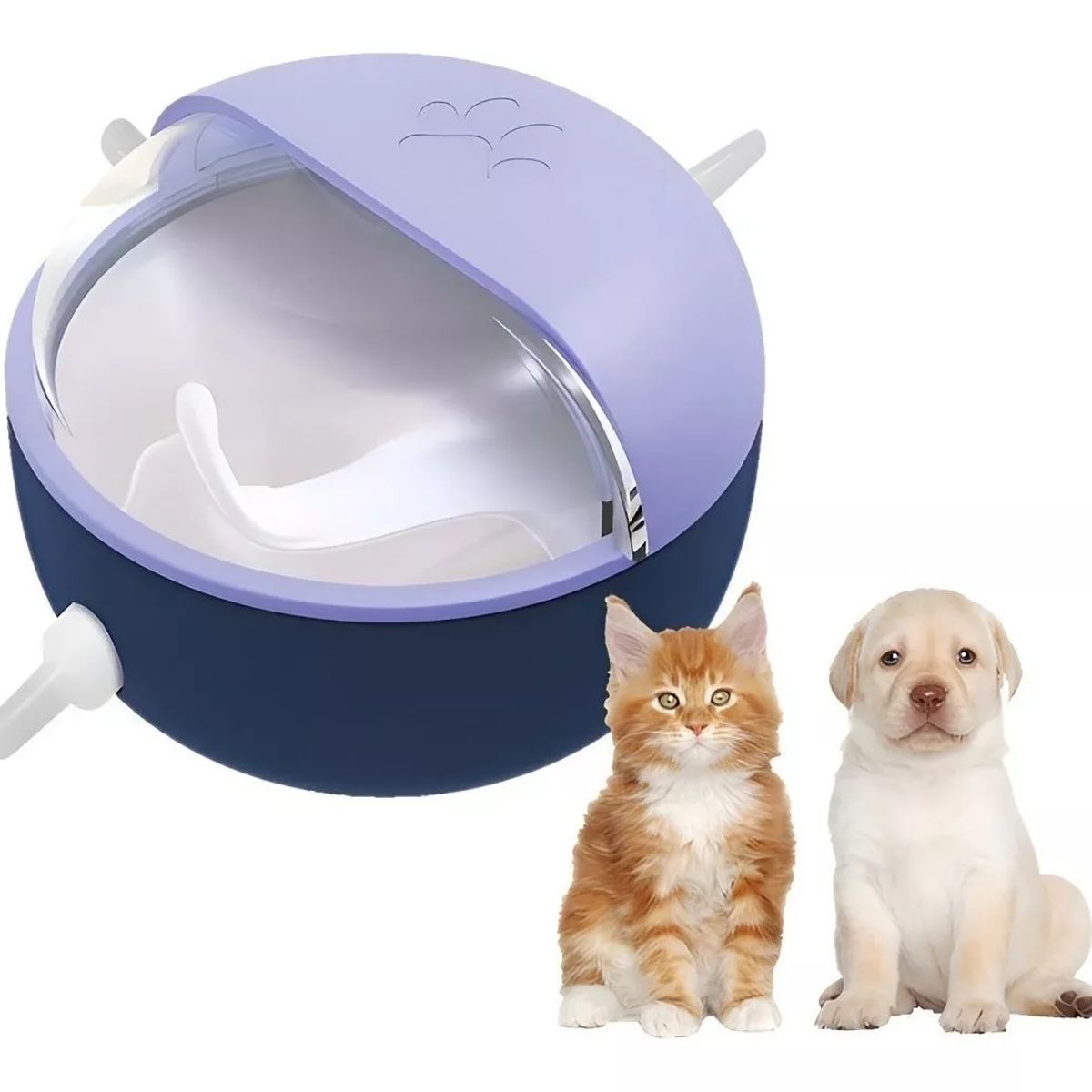 GENERICO - Bebedero Alimentador Leche Mascotas Gato Perro Cuenco