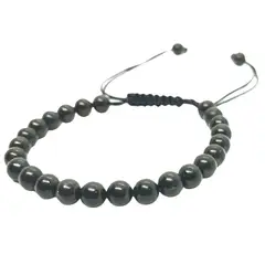 GENERICO - Pulsera Shungita Ajustable Piedra Natural Original