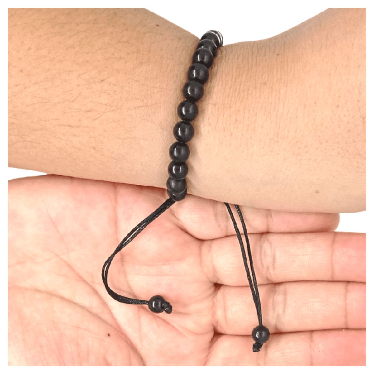 GENERICO - Pulsera Shungita Ajustable Piedra Natural Original