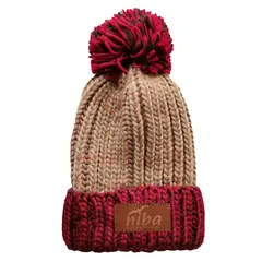 NIBA - Gorro lana Enladrillado RojoCafé