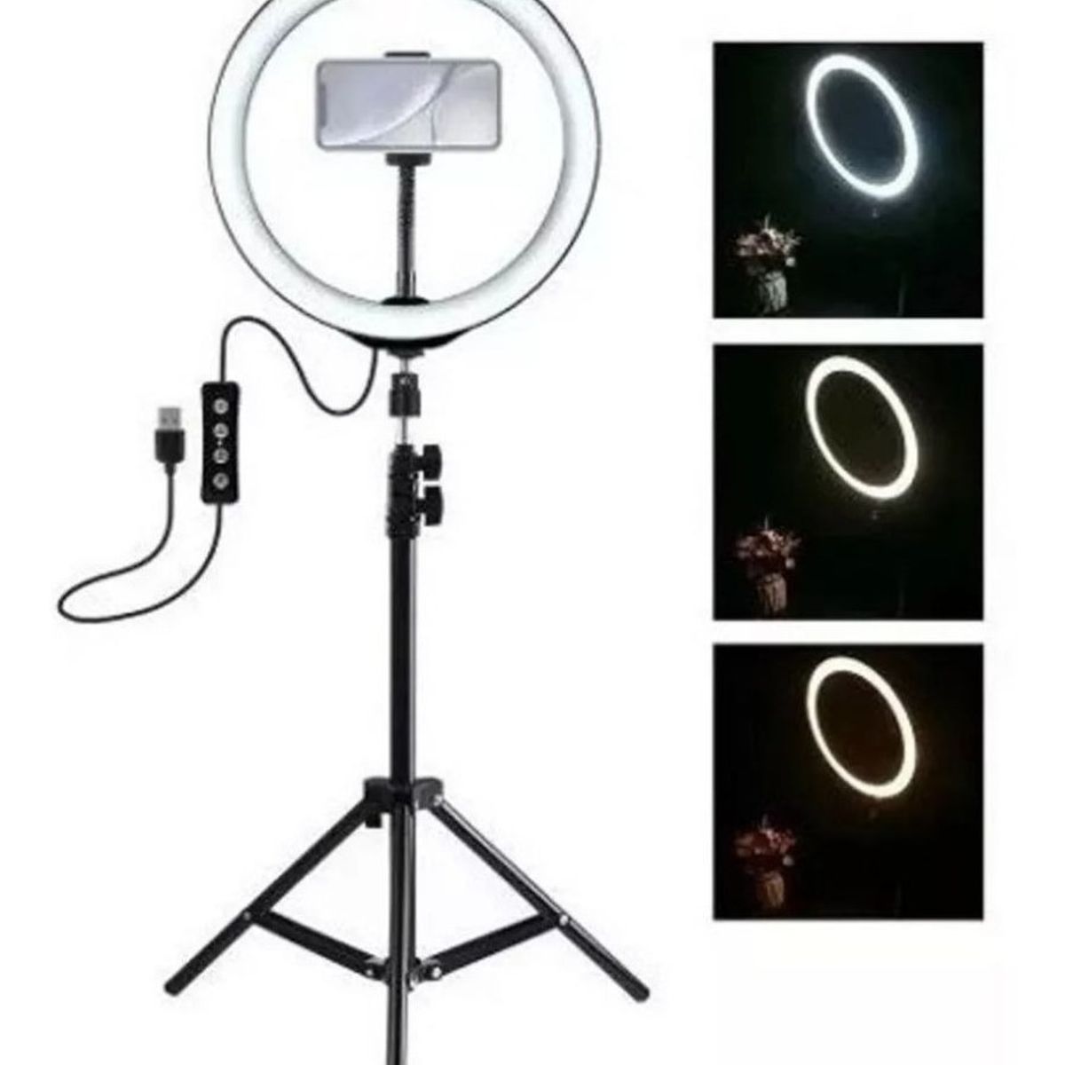 GENERICO - Aro Led Iluminación Estudio Fotográfico 26cm Luz
