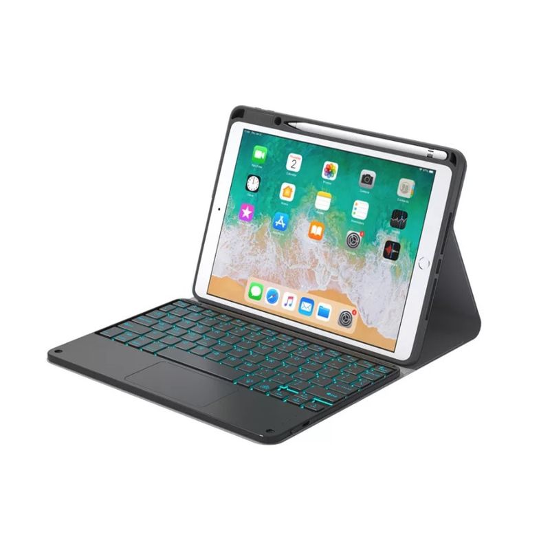 GENERICO - Funda Teclado Iluminado Para iPad Pro 12.9 5th 6th