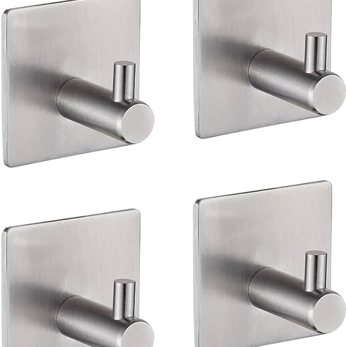 GENERICO - Gancho Adhesivo Impermeable De Acero Inoxidable