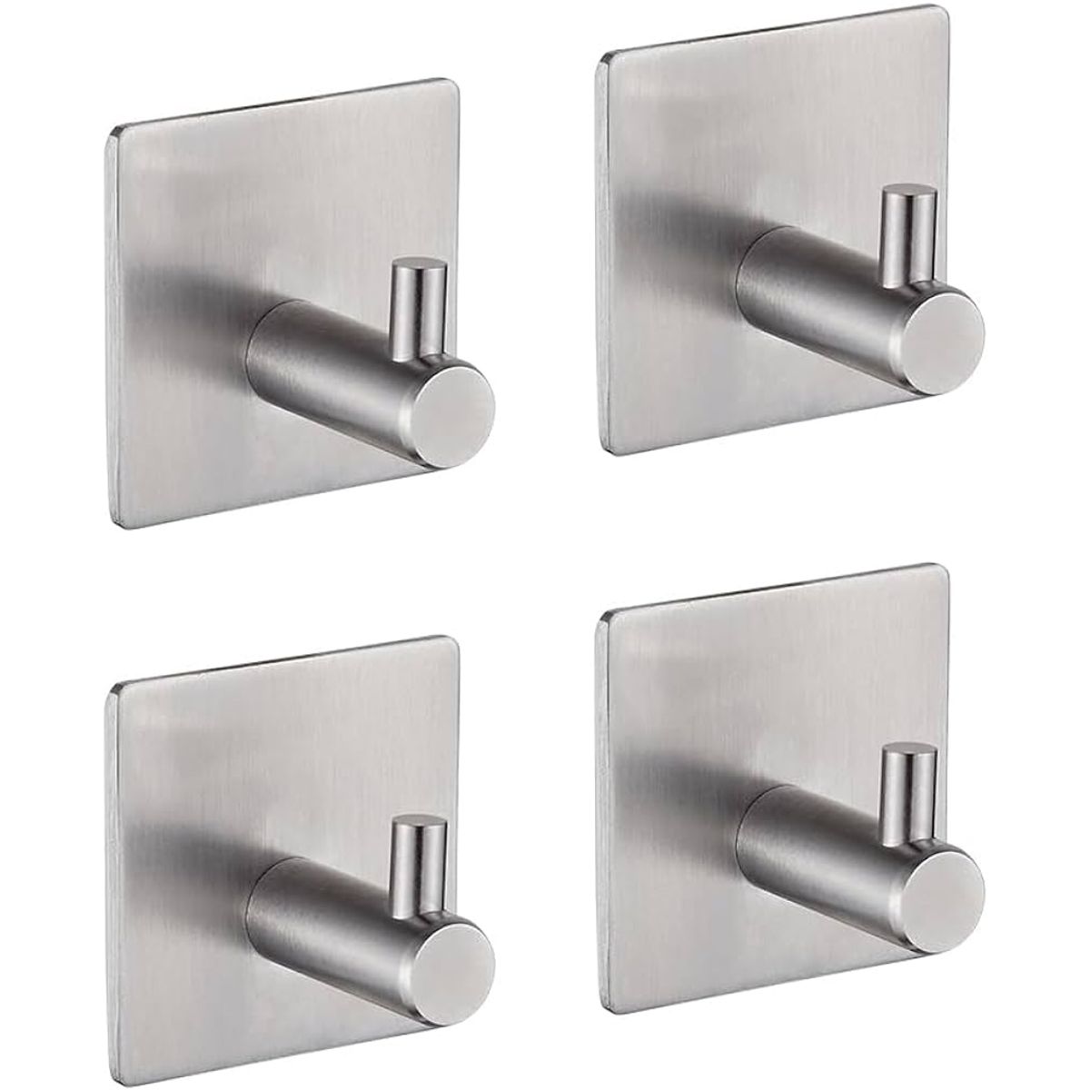 GENERICO - Gancho Adhesivo Impermeable De Acero Inoxidable