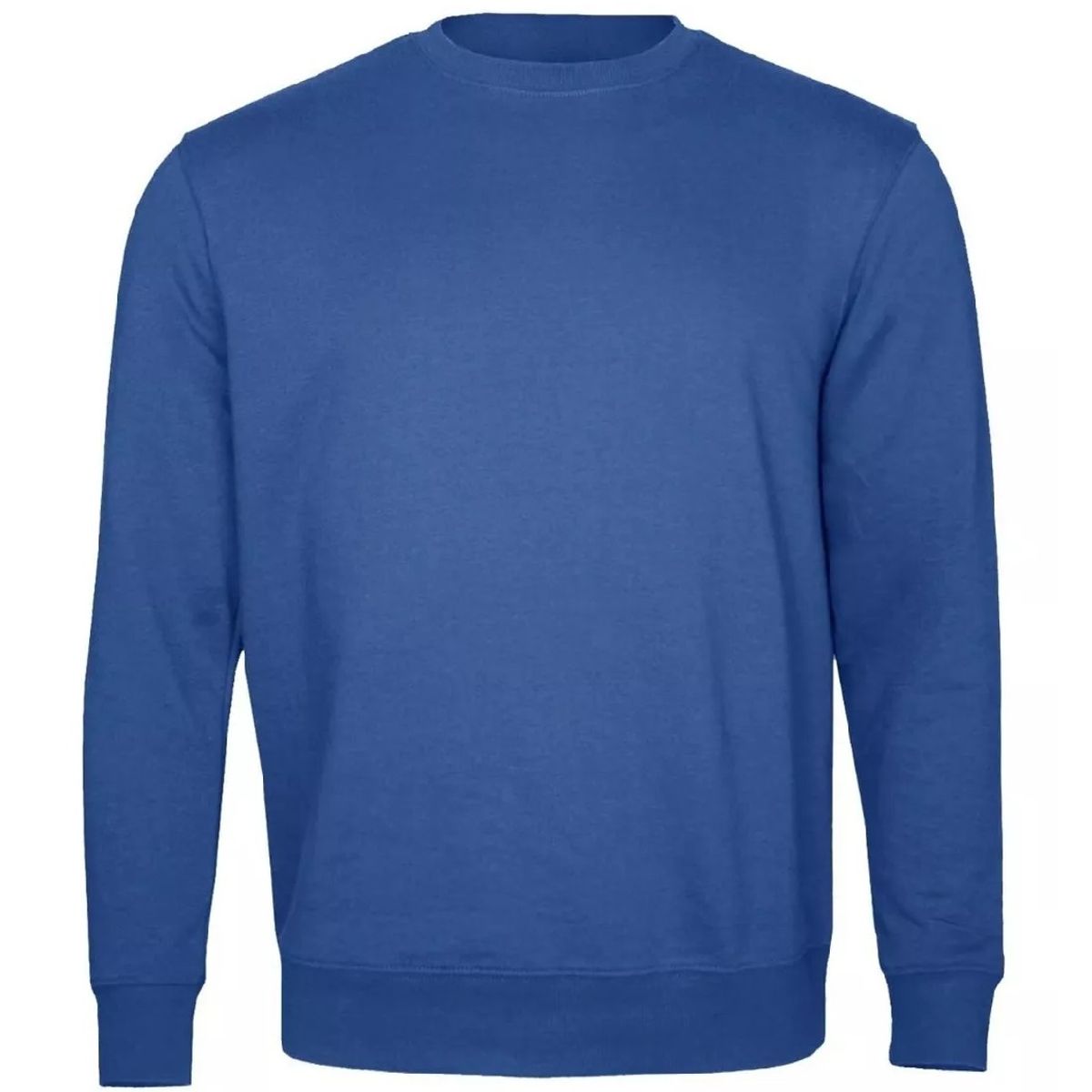 GENERICO - Poleron Polo Algodon Afranelado Unisex Azul Rey