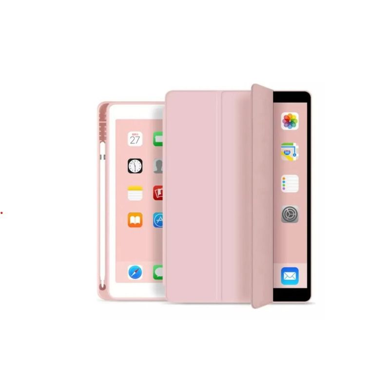 GENERICO - Carcasa Funda Smart Cover Para iPad 7/8/9 Gen 10.2 - Diseño Rose Gold