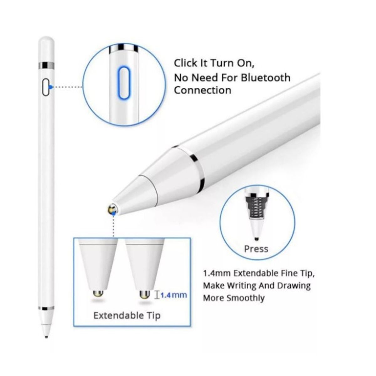 GENERICO - Pack Carcasa Smart Case Para iPad 10.2 7/8/9 + Lapiz Pencil