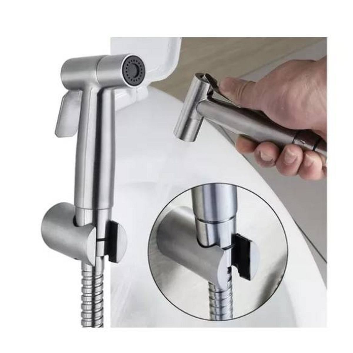 GENERICO - Ducha Bidet Árabe Inodoro Acero Inoxidable