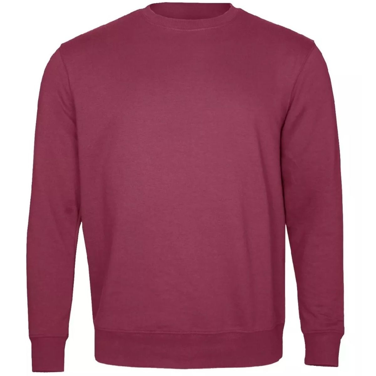 GENERICO - Poleron Polo Algodon Afranelado Unisex Burdeo