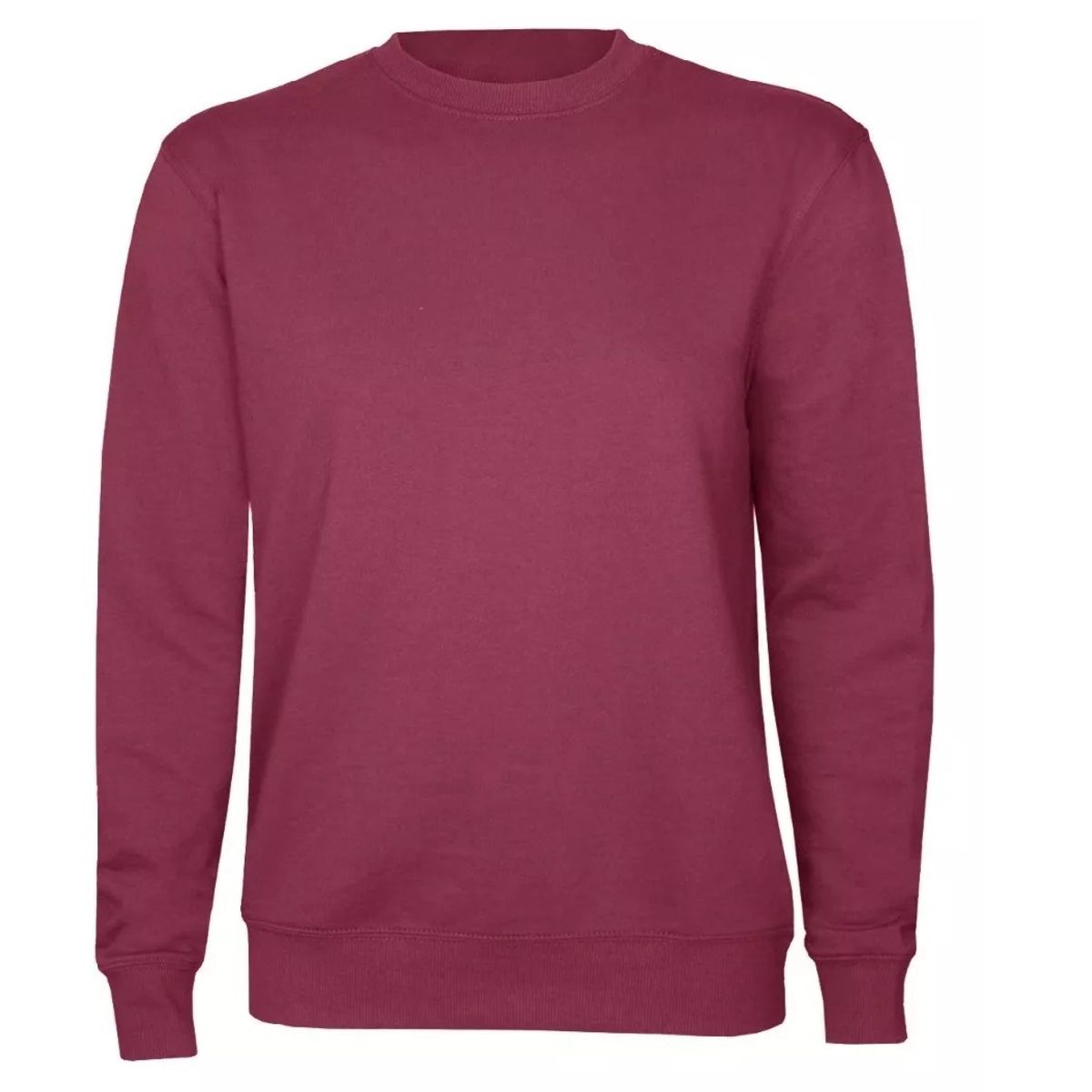 GENERICO - Poleron Polo Algodon Afranelado Unisex Burdeo
