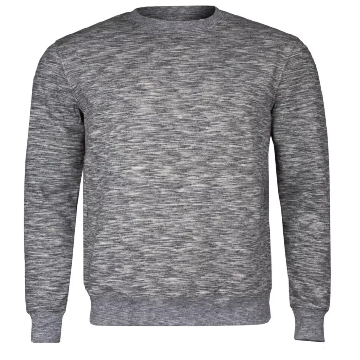 GENERICO - Poleron Polo Algodon Afranelado Unisex Gris Jasqueado