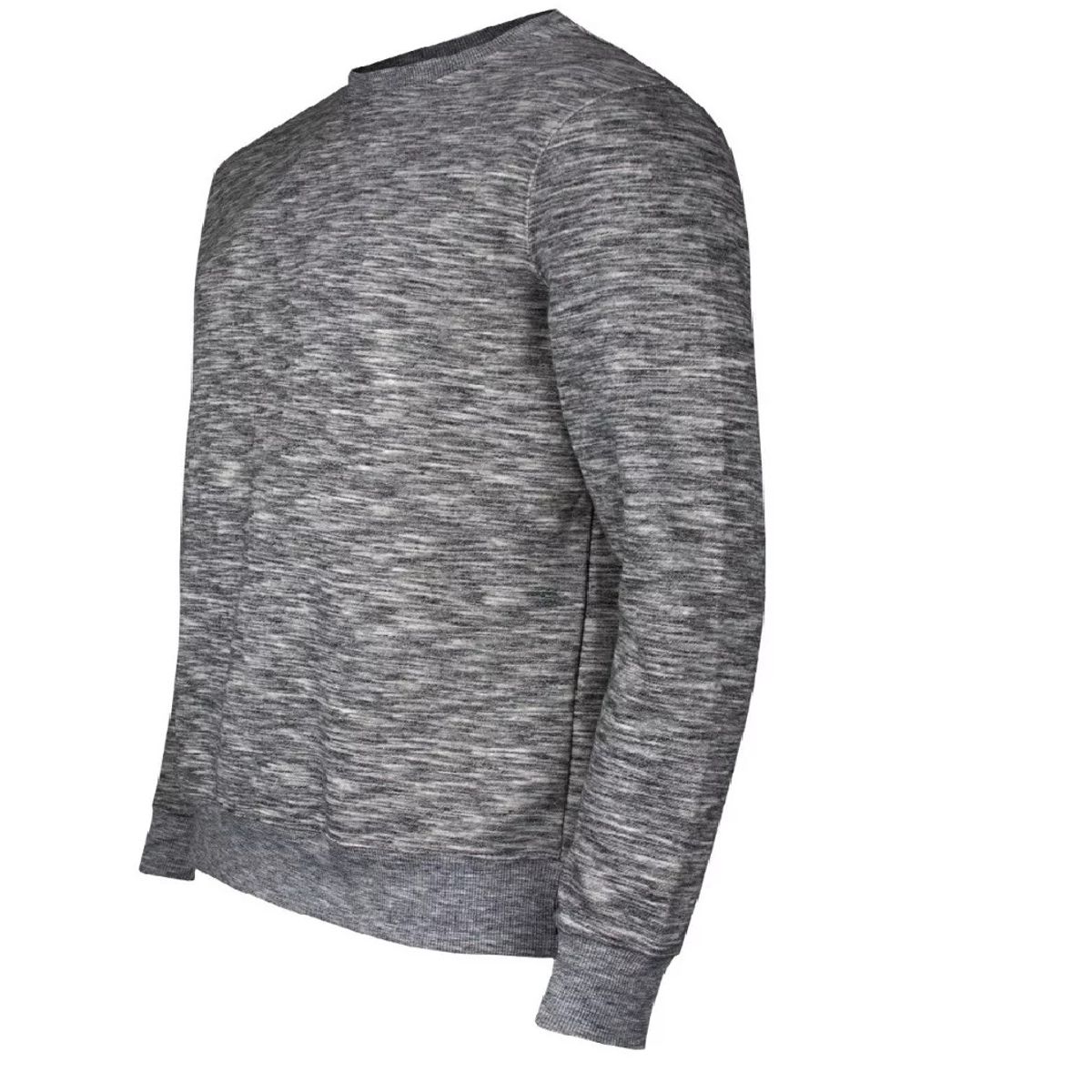 GENERICO - Poleron Polo Algodon Afranelado Unisex Gris Jasqueado