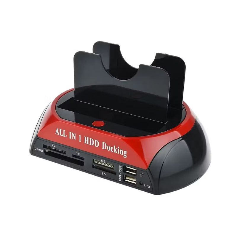 GENERICO - Base Docking Para Disco Duro Externo 2.5-3.5 Sata Usb 3.0