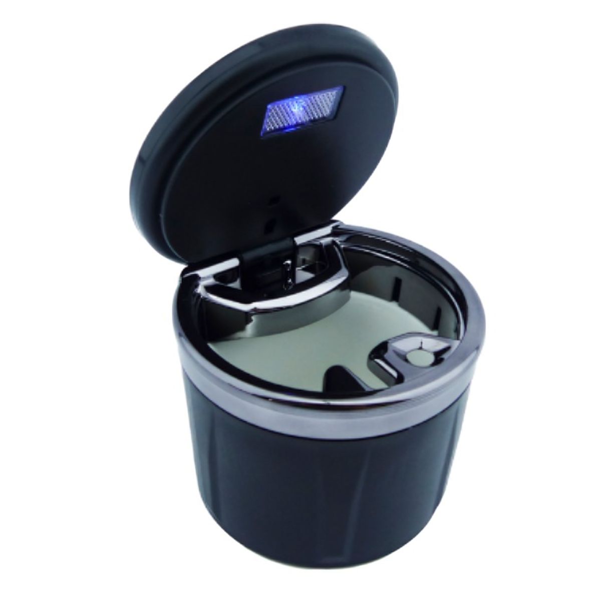 OEM - CENICERO PARA AUTO PORTATIL CON LUZ LED PORTA MONEDA