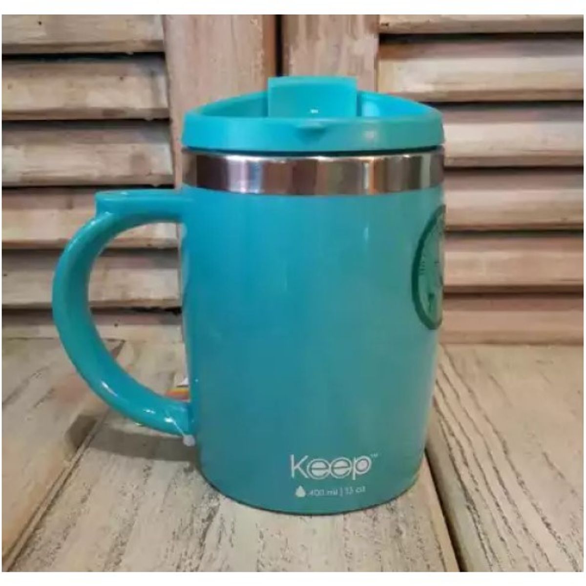 GENERICO - Mug Termico Keep Taza Café Té Desayuno Termo 400ml Verde