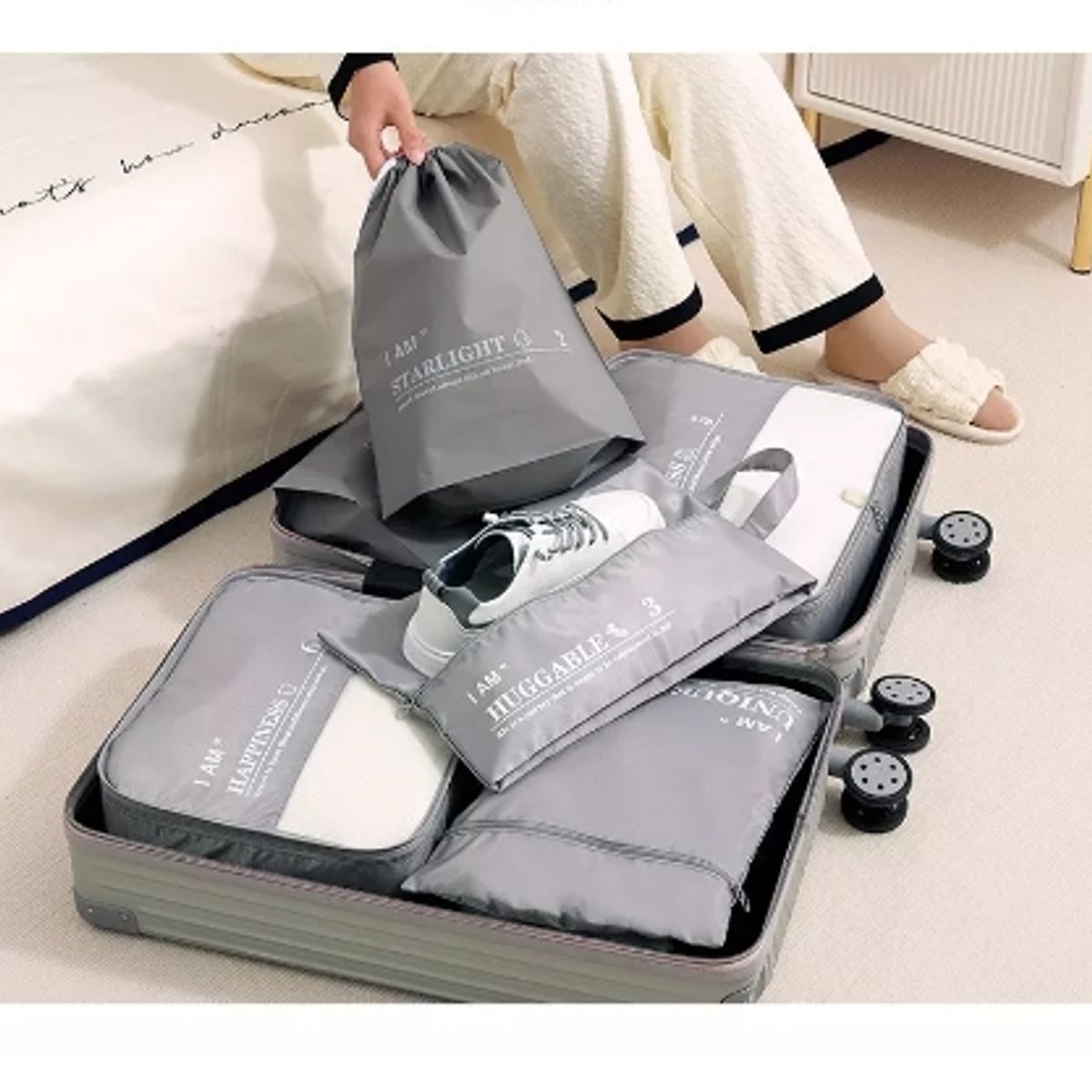 GENERICO - Bolsas Organizadoras De Maleta Viajes Impermeables, 6 Piezas