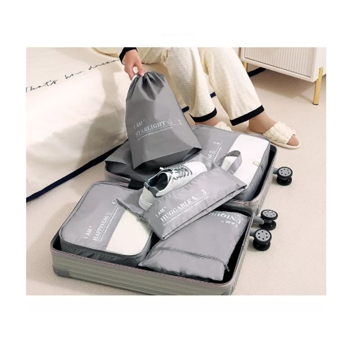 GENERICO - Bolsas Organizadoras De Maleta Viajes Impermeables, 6 Piezas