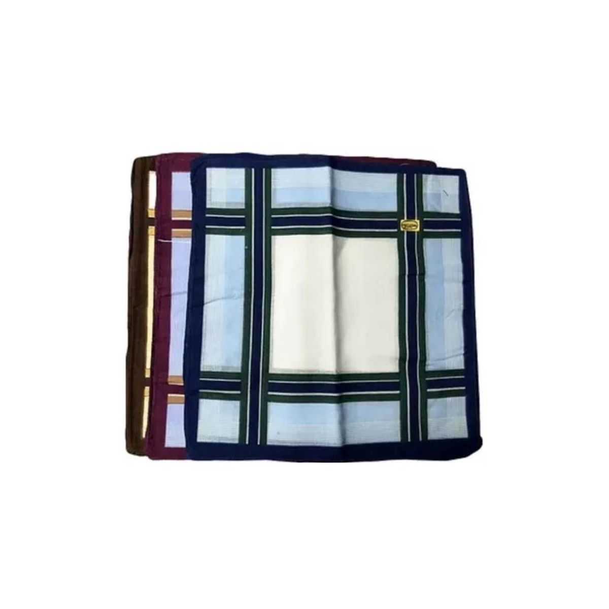 GENERICO - Pañuelos Variados Para Hombre, 100% Cuadrados 12 Und Pack